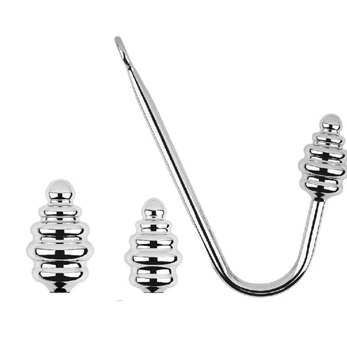 GreatBenefit Hook Set Anal Ribbed Screw-in 8826 0407